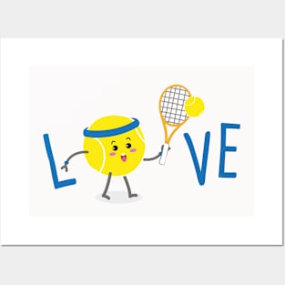 Love TENNIS Posters and Art